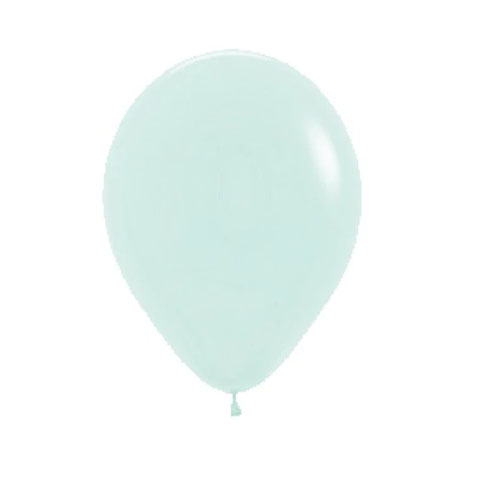 Get Set Solid Colour Balloons 0007 Round Matte Pastel Green