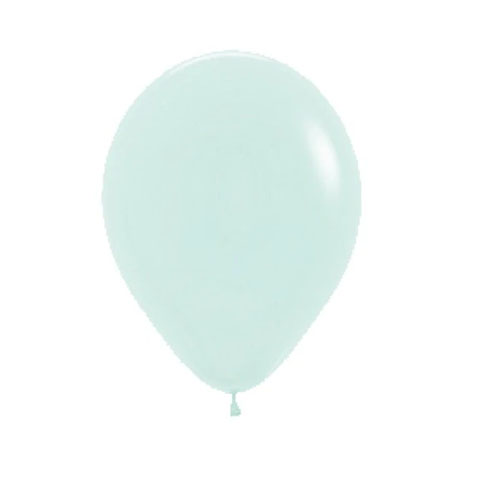 Get Set Solid Colour Balloons 0012 Round Matte Pastel Green