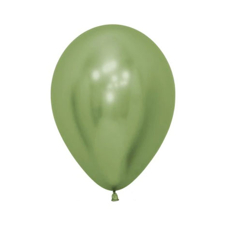 Get Set Solid Colour Balloons 0016 Round Reflex Lime