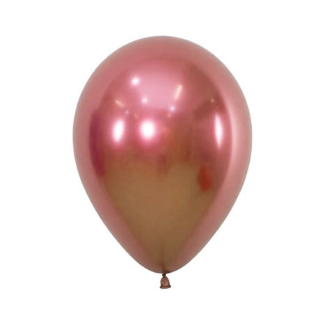 Get Set Solid Colour Balloons 0020 Round Reflex Rose Gold