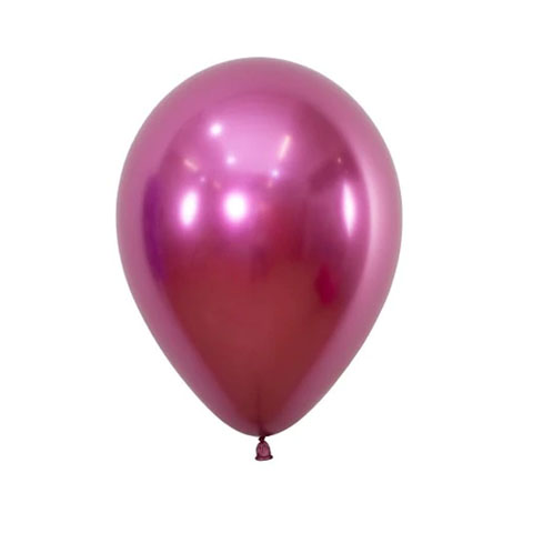 Get Set Solid Colour Balloons 0021 Round Reflex Fuchsia