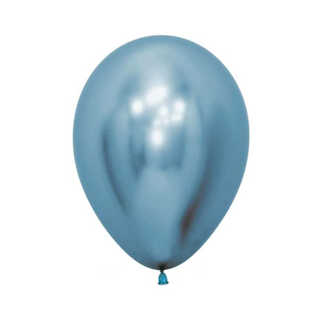 Get Set Solid Colour Balloons 0024 Round Reflex Blue