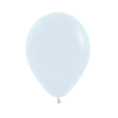 Get Set Solid Colour Balloons 0032 Fashion White