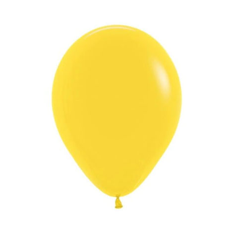 Get Set Solid Colour Balloons 0038 Standard Yellow