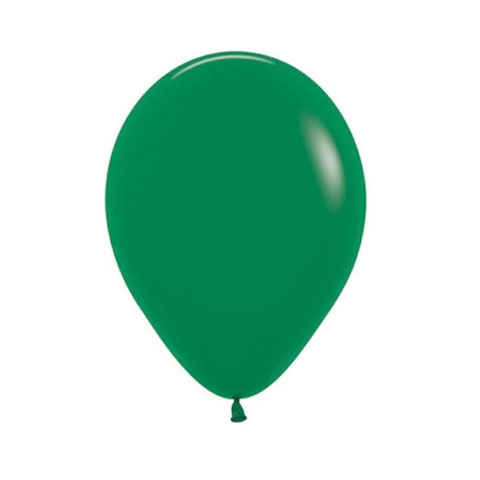 Get Set Solid Colour Balloons 0041 Standard Forest Green
