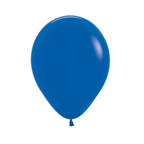 Get Set Solid Colour Balloons 0047 Latex Fashion Royal Blue