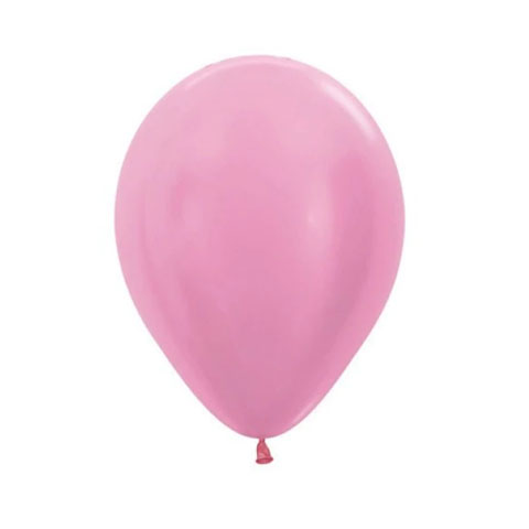 Get Set Solid Colour Balloons 0055 Latex Pearl Light Pinkj