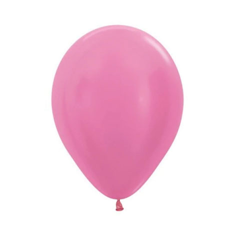 Get Set Solid Colour Balloons 0058 Latex Pearl Fuchsia