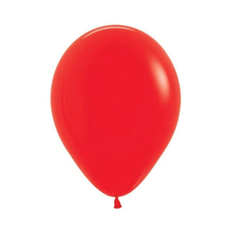 Get Set Solid Colour Balloons 0072 Dtx Fashion Red