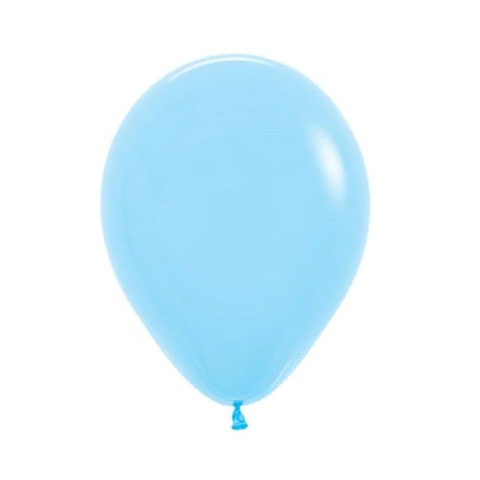 Get Set Solid Colour Balloons 0085 Latex Standard Light Blue