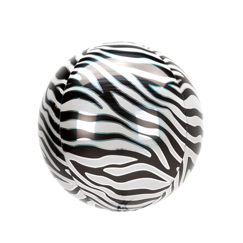 Get Set Foil Specialty Balloons 0002 Zebra Ball