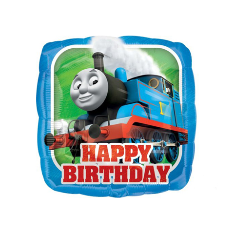 Get Set Foil Specialty Balloons 0018 Thomas Birthday Square