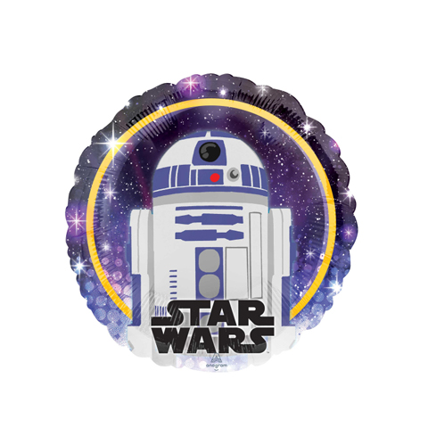 Get Set Foil Specialty Balloons 0027 Star Wars R2d2 Round