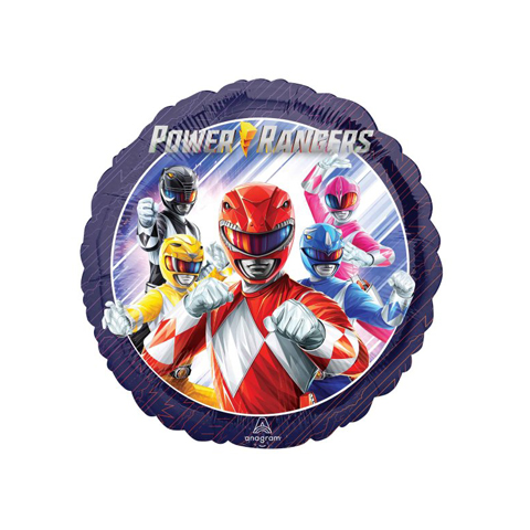 Get Set Foil Specialty Balloons 0042 Power Rangers Round