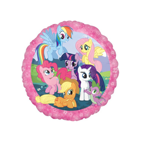 Get Set Foil Specialty Balloons 0064 Mlp Group Round
