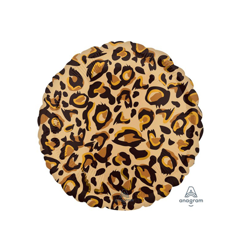 Get Set Foil Specialty Balloons 0080 Leopard Round