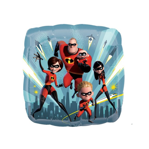 Get Set Foil Specialty Balloons 0084 Incredibles Square