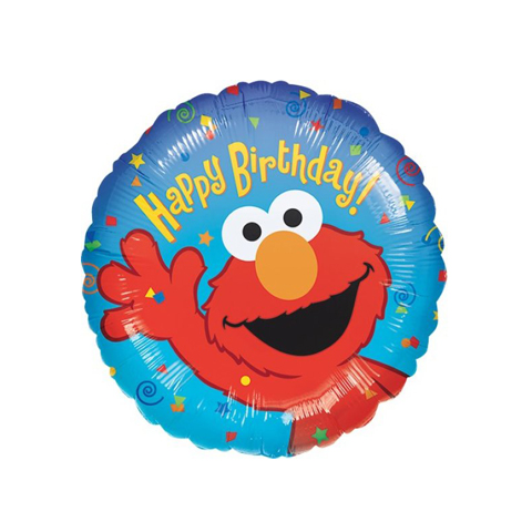 Get Set Foil Specialty Balloons 0120 Bday Elmo Round