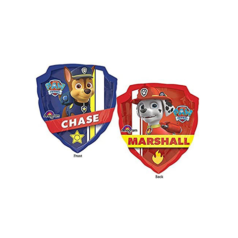 Get Set Foil Specialty Balloons 0134 Pawpatrol Shield