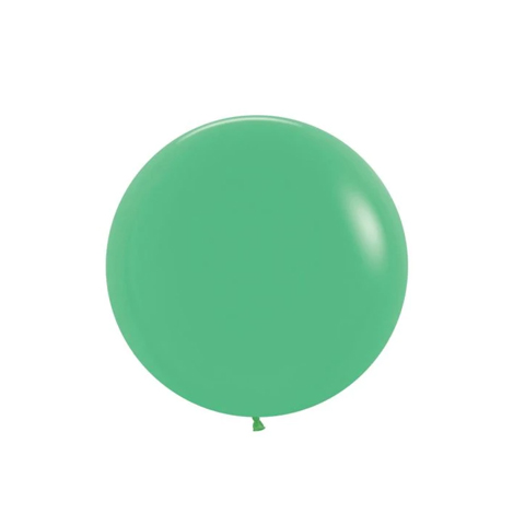 Get Set Solid Colour Balloons Round Green