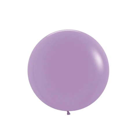 Get Set Solid Colour Balloons Round Lilac