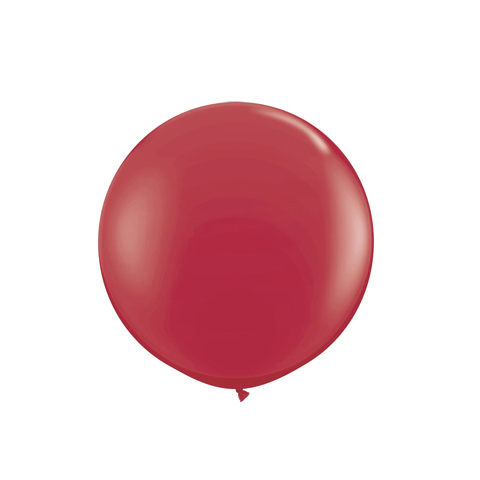Get Set Solid Colour Balloons Round Maroon
