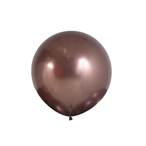 Get Set Solid Colour Balloons Round Reflex Truffle