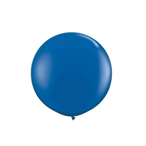 Get Set Solid Colour Balloons Round Sapphire Blue