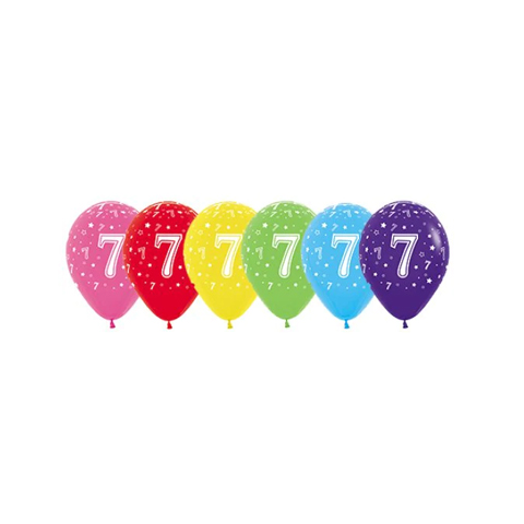 Get Set Balloon Printed Age 7