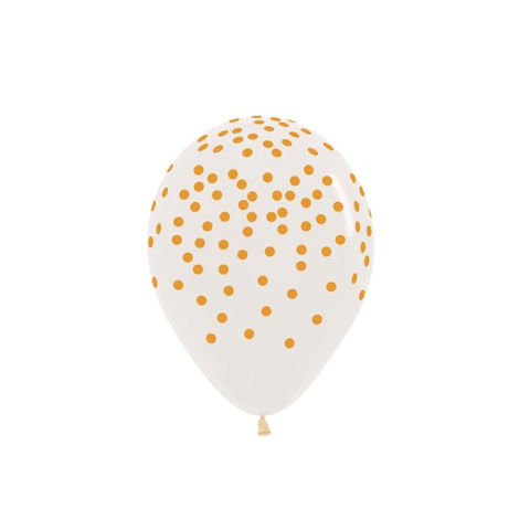 Get Set Balloon Printed Gold Confetti