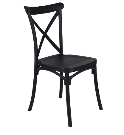 Black Cross Back Chair