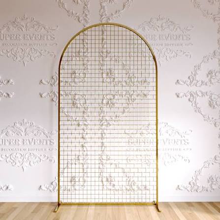 Arch Mesh Frame Gold